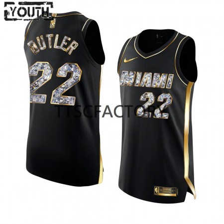 Dres Miami Heat Jimmy Butler 22 Nike 2022 Playoffs Crno Swingman - Dječji